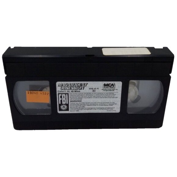 Magnificent Obsession VHS Jane Wyman Rock Hudson Barbara Rush 1992 - Picture 8 of 10